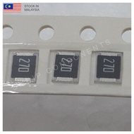 10PCS Taiwan-Grade 27R ±5%, 1210 SMD Resistor (270)
