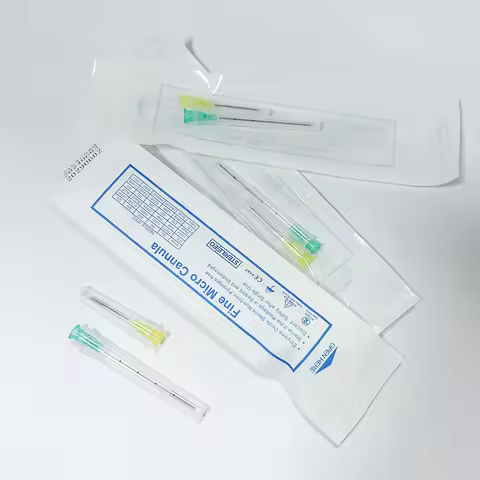 50PCS Micro Cannula 21g 22g 23g 25g 38mm 50mm 70mm Disposble Blunt Tip Micro Cannula 16g 100mm Needl
