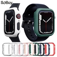 Suitable for apple watch 10 watch Case apple watch 9 8 Frosted Hollow Case iWatch Protective Case Fr