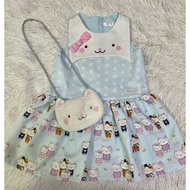 Arpanet girl// cat family Dress Blue size 4