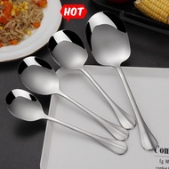 Large spoon with long handle Canteen self-service serving spoon
