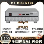 邁云達M1全固態NAS主機N100 N305四網口2.5G五盤位NVME支持22110