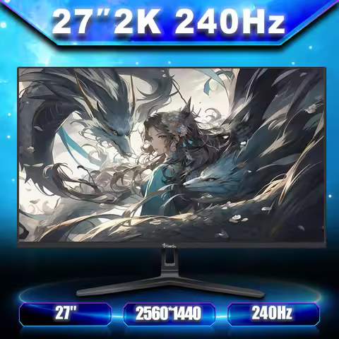 Tiansu 27 Inch Monitor 240Hz 2K Computer Monitor 144hz for PC HDMI IPS HD 2560*1440p Computer Screen
