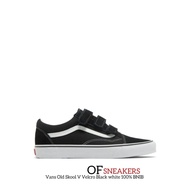 Vans Old Skool V Velcro Black white