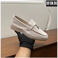 gff Women's 2025 Spring-Autumn LP Loafers - Genuine Leather Tassel Slip-On