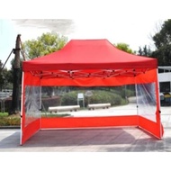 Tenda lipat premium ukuran 3x4,5 dinding 4 sisi ket besi 1,2