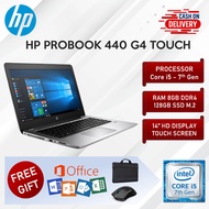 HP Probook 440 G4 i5 7th Gen Slim Business Laptop 8GB RAM 256GB SSD 14 Inch HD Touchscreen High Spec