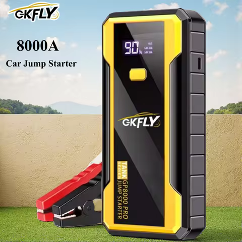 High Power 8000A Car Jump Starter Emgergency Starting Device Car Battery Booster Buster 24000mAh Pow