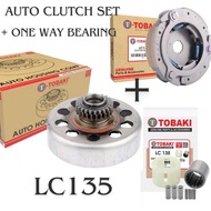 LC135Y / 100/ Y110/  TOBAKI AUTO CLUTCH FULL SET HOUSING SHOE ONE WAY BEARING ORI ORIGINAL TOBAKI LC135 4S 5S V1 - V7