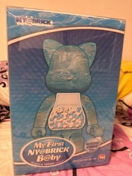🌿全個平台最平， 不議價謝謝 🌿⭐️全新現貨⭐️夾公仔機夾到 Bearbrick My First Ny@brick Water Crest Ver. 400%+100% nyabrick 水波紋