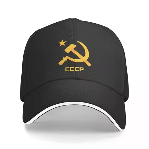 USSR Soviet Union Russia Hammer Sickel USSR Flag CCCR Men Baseball Caps Peaked Cap Sun Shade Windpro