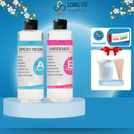 Keo epoxy resin trong suốt ít bọt keo resin 2 thành phần resin đổ khuôn handmade keycap an toàn