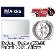 AIKKA WL13 ENKEI RPF1 SILVER SPORT RIM AUTOMOTIVE 2K CAR PAINT