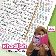 Al quran Translation Waqof ibtida Khadijah A6 Zippers