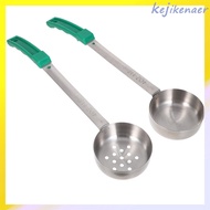 🍳 2Bhg Sudu Kawalan Bahagian Stainless Steel Untuk Rumah Hijau Sudu Sos Pizza Dan Penyebar Sos Dapur
