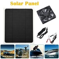 Fan Solar Outdoor USB10w Portable Greenhouse Panel Outdoor Power Generating Solar Charging Fan QF70