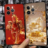 Case for Iphone 12 Pro / Iphone 12 Pro max with horse print CNY Binh Ngo 2026 Iphone 12 Pro Case Iph
