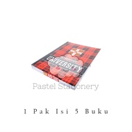 [PACK] Kiky Campus Notebook 40 Sheets 1 PACK Contains 5 Campus Books