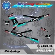 (cod) JUPITER Z ROBOT 2010 Stiker Motor Sticker Striping variasi List