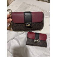 ONHAND BUNDLE SET SALE‼️ Authentic COACH/Coach GRACE WALLET AND CROSSBODY BAG