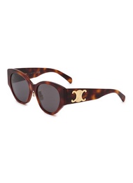 CELINE MAXI TRIOMPHE ACETATE ROUND SUNGLASSES