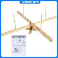 Yarn Winder Pine Wood Yarn Winder Holder Ergonomic Rotatable Wool Yarn Winder Convenient Yarn Ball W