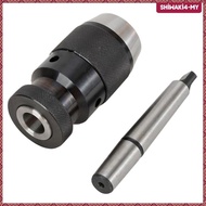 [ShiwakiedMY] 0-13mm Drill Portable Chuck Durable Tighten MT2-B16 Arbor Lathe Keyless