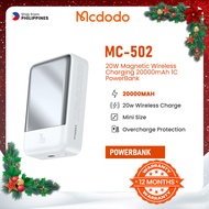 Mcdodo MC-502 20W Magnetic Wireless Charging 20000mAh 1C Power Bank