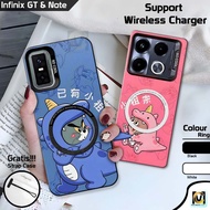 Case So Cool Infinix GT 30 Pro Latest 2025 Support Wireless Charger Cartoon Motif | SoftCase HP Infi