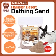 Hamster Sand Bathing Desert Zeolite for Small Pets - Digging Niteangel Bedding