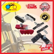 Bicycle V Brake Shoe Caliper Brake Shoe Fixie Basikal Cantilever(sepasang)