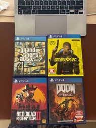 GTA/RD/Doom - PS4 (4 Games )