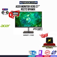 [ผ่อน 0% 3 ด]ACER MONITOR VERO 27” RS272bpamix(IPS/100Hz)/ประกัน 3 Y