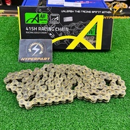 AJI Racing Gold Chain Motorcycle Chain Rantai Motor 428Hx122L / 428Hx132L / 415Hx132L