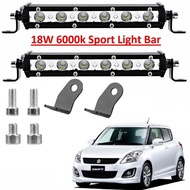 Suzuki Swift Daylight Fog Light Led Sport Light DRL Fog Lamp 6Led Light Bar Spotlight Lampu Kereta