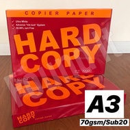 [Found It] Hard Copy Bond Paper (A3: 16.54x11.69) Sub 20 / 70gsm Hardcopy / A3 Bondpaper