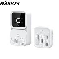 KKmoon Smart Video Doorbell Wireless HD Camera IR Alarm Security Door Bell Wi-Fi Intercom for Home Apartment APP:ulooka