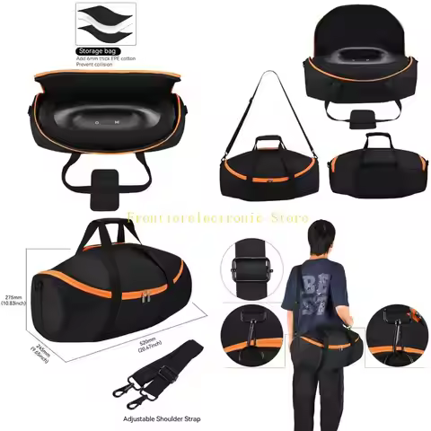 G8DB Shock Absorbent Carrying Bag For Boombox 4 Wireless Sound System Lightweight