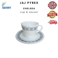 Vintage JAJ Pyrex Chelsea cup & saucer