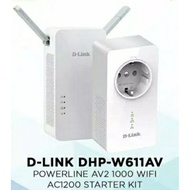 Dlink DHP W611AV AV2 1000 AC1200 PowerLine Extender WiFi + Wireless mix, boss
