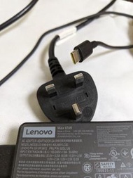 100% Factory Original Lenovo 65W USB C 原廠 火牛 連電源線 可快充電話 65 W type C charger high power 65 watts type