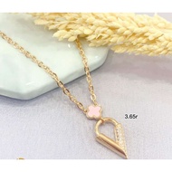 Necklace set Pendant var cat pink 375