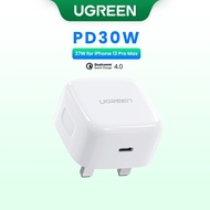 UGREEN PD 30W USB C Plug Type C Wall Charger Adapter Also Support 20W Compatible with Macbook Pro 14