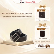 Country Hide Belt H23079 - High Quality Cow Leather Elegant Office Design