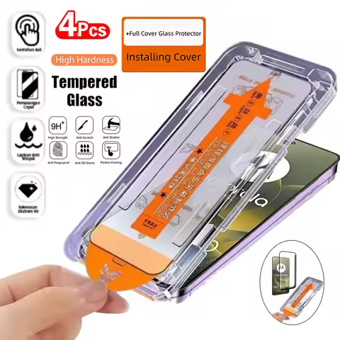 4/3/2/1Pcs For Moto Edge 70 Glass Motorola Moto X70 Air Tempered Glass 9H Full Dust Free Screen Prot