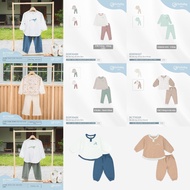 BU - Dona long-sleeved shoulder set - 15A -12M 18M 24M 3Y 4Y 5Y - 80H - BF19H