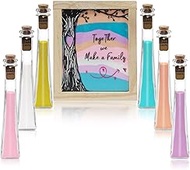 Wedding Unity Sand Ceremony Kit Sand Ceremony Kit for Weddingwith Wood Box 6 Vase 6 Unity for Weddin