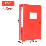 Thickened a4Custom Plastic File Boxes PP Custom Office Storage Document File Box Folder