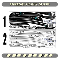 DAHON BICYCLE STRIPING STICKER
