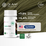 Dr Ann Biotin + OptiMSM Hair Growth Supplement Hair Architect Formula for Stronger Thicker Hair Anti